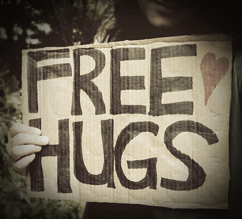 3. free hugs